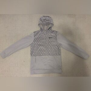 Nike Gray Patterned Hoodie